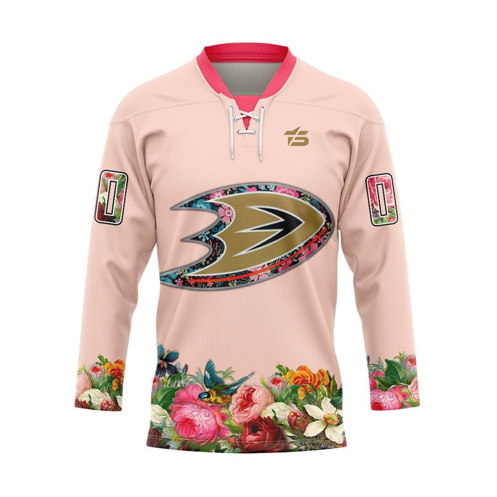 3D Anaheim Ducks Custom Name Number Hockey Jersey - Taxza Sports