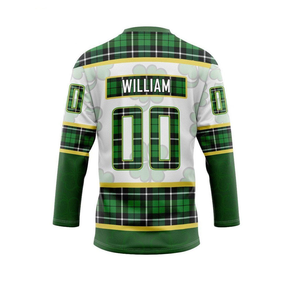 3D Boston Bruins St Patrick Day Custom Name Number Hockey Jersey - Taxza Sports