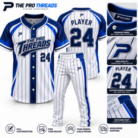 ustom sublimated baseball jersey and pants set by The Pro Threads