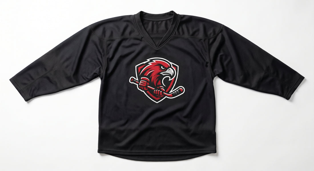 Custom hockey practice jersey with team logo