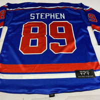 Custom reversible hockey jersey fabric and design