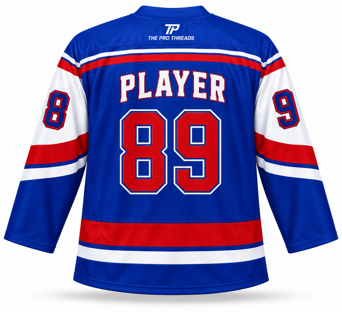 Custom reversible ice hockey jersey back
