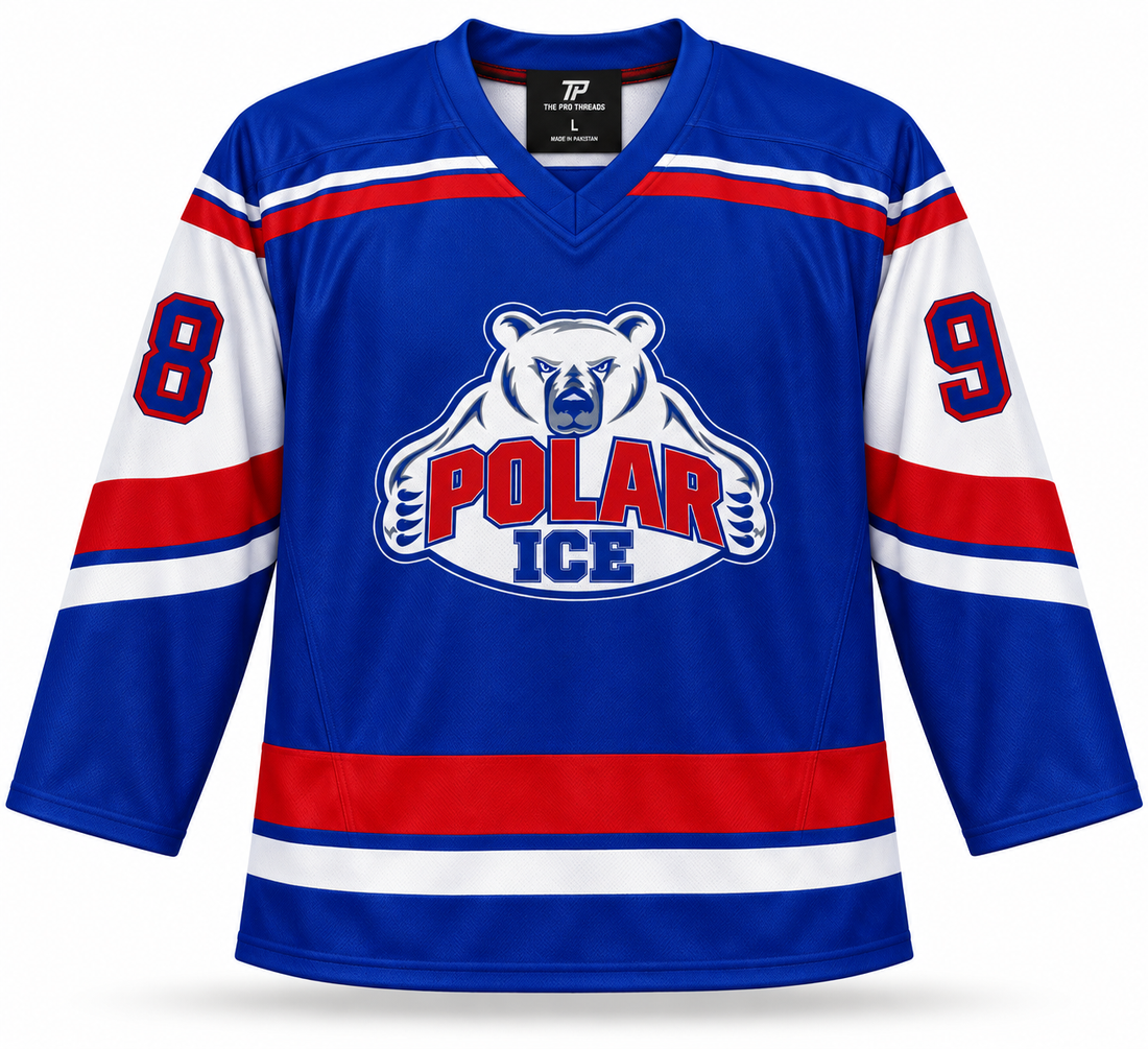 Custom reversible ice hockey jersey front