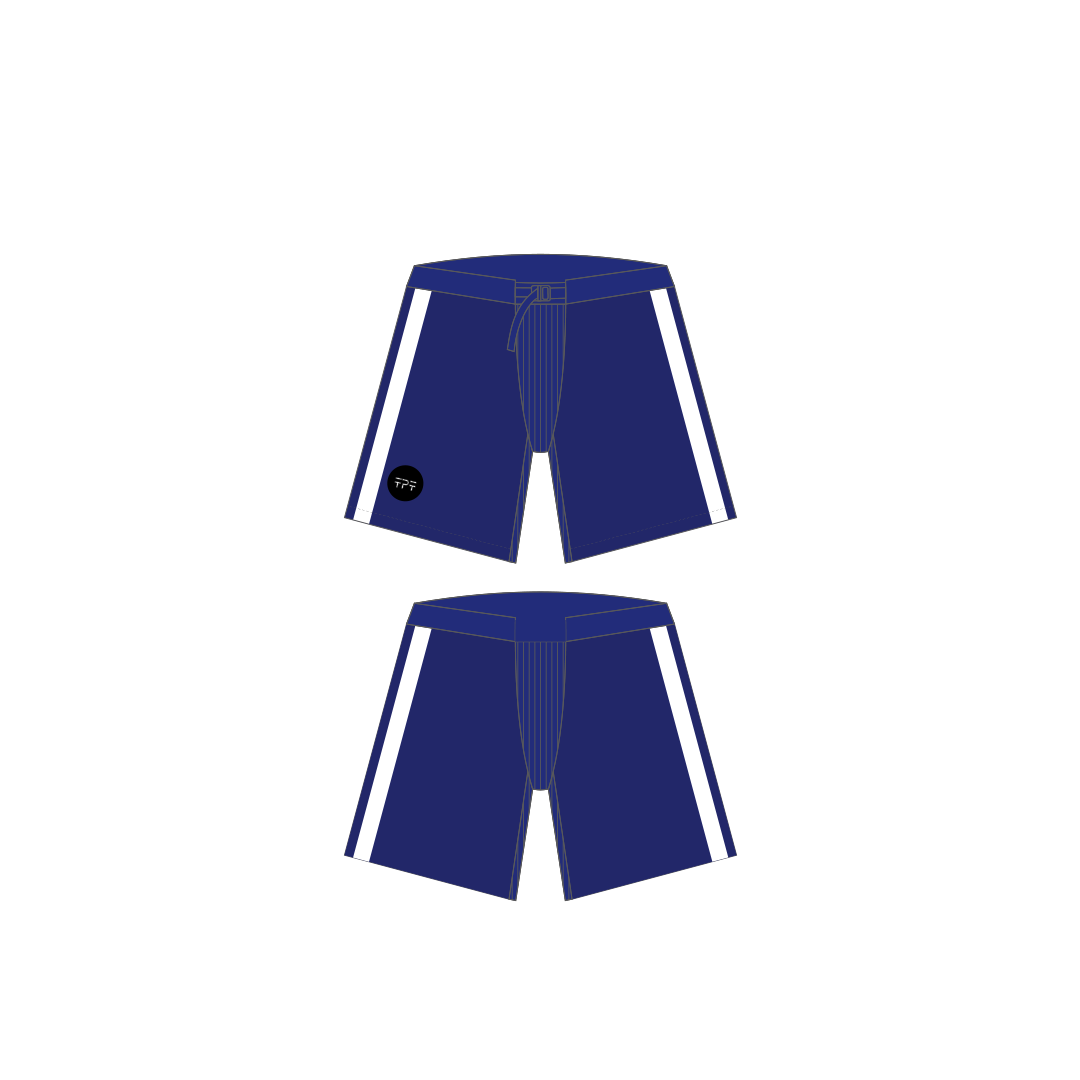 Navy  custom ice hockey pant shell for teams