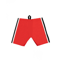 Red custom ice hockey pant shell for teams