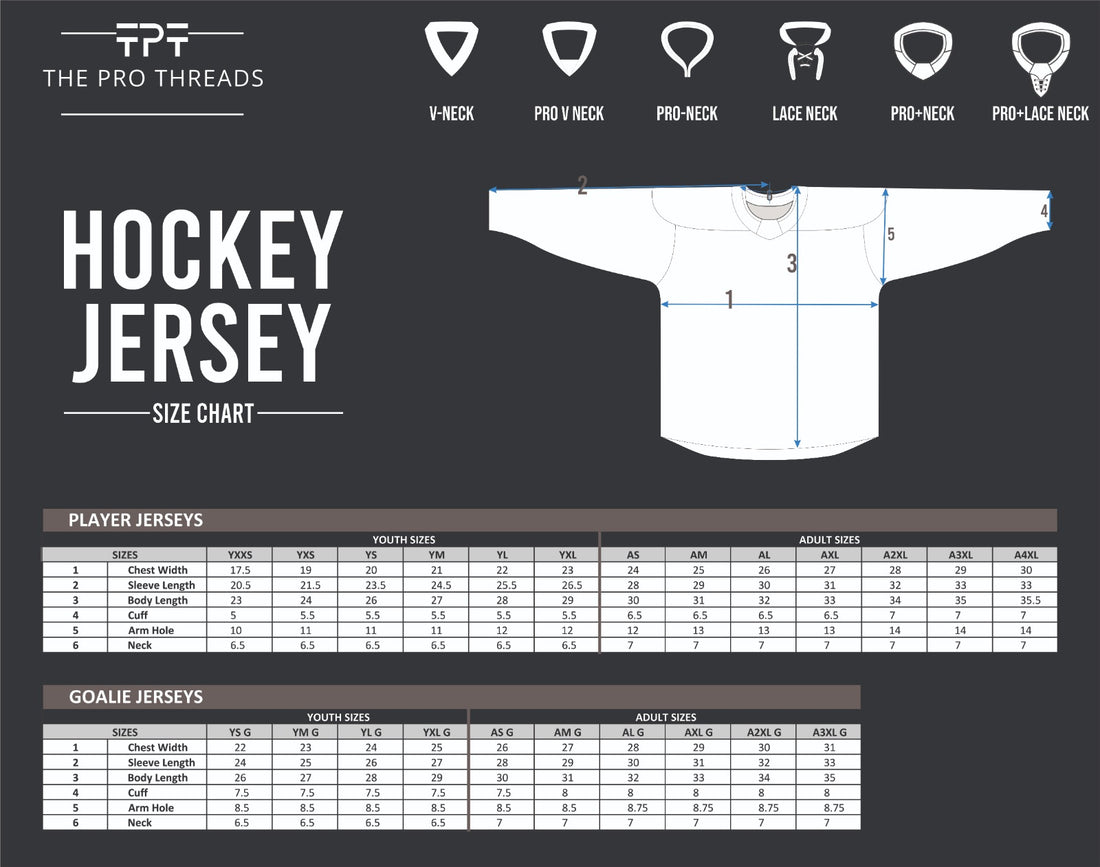 Custom Ice Hockey Jerseys – Fully Sublimated Team Uniforms