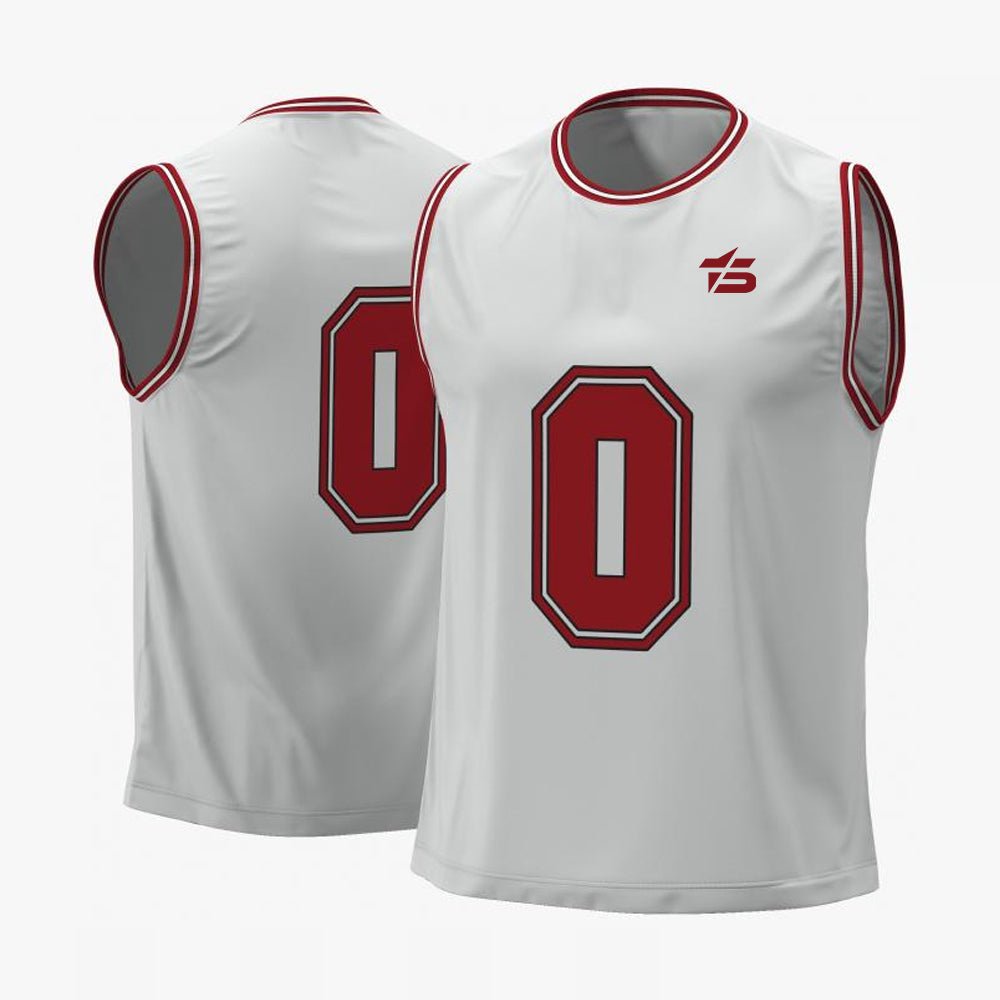 Basketball Jersey White - Taxza Sports