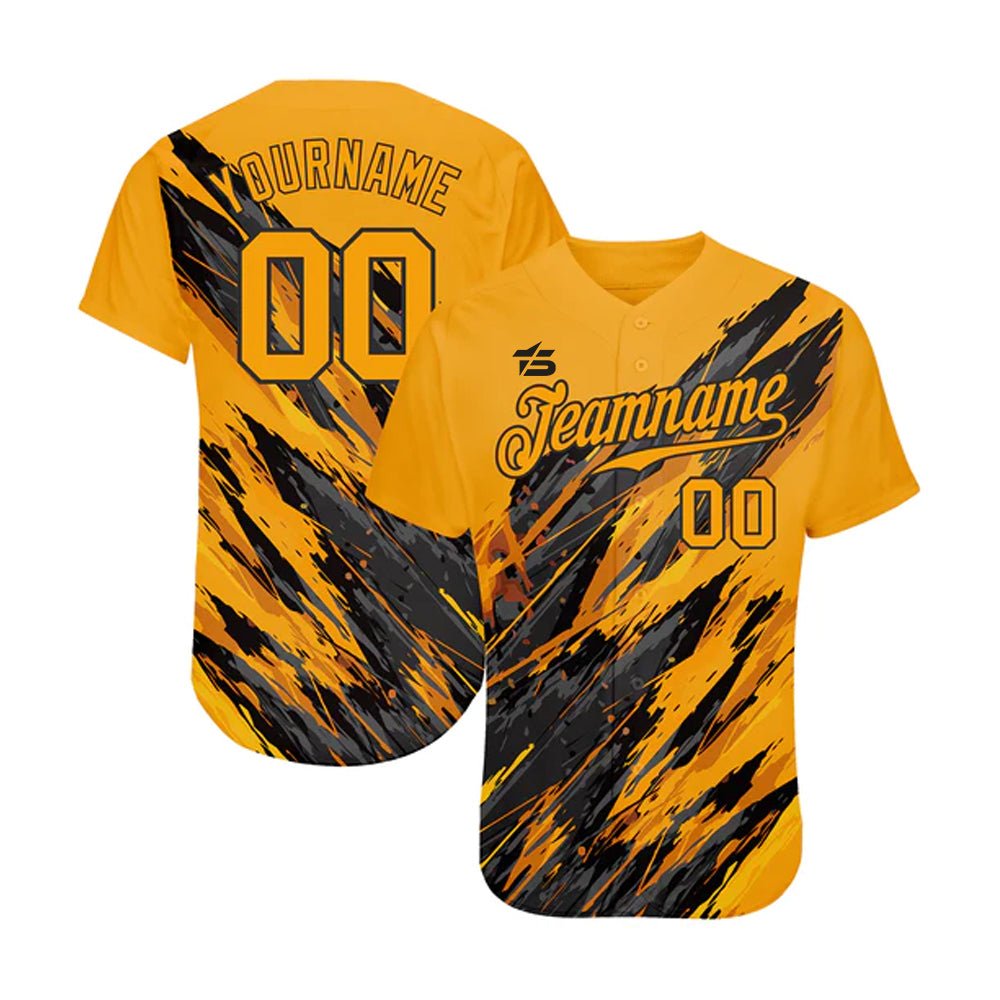Custom 3D Pattern Design Sport Authentic Baseball Jersey - Taxza Sports